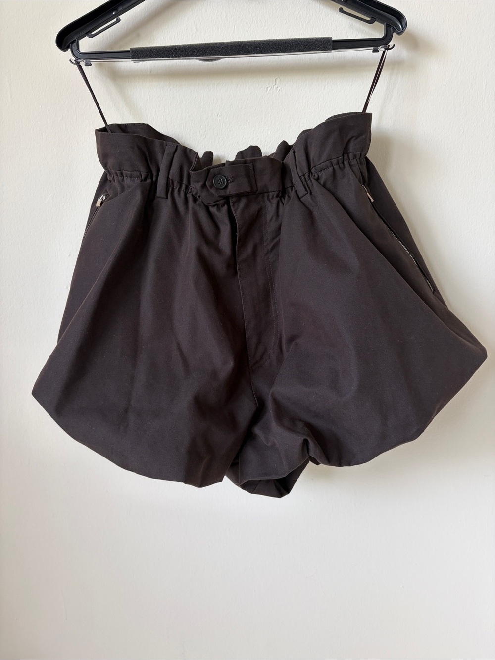 Zara Black Paperbag Bubble Skort - Picture 2 of 13
